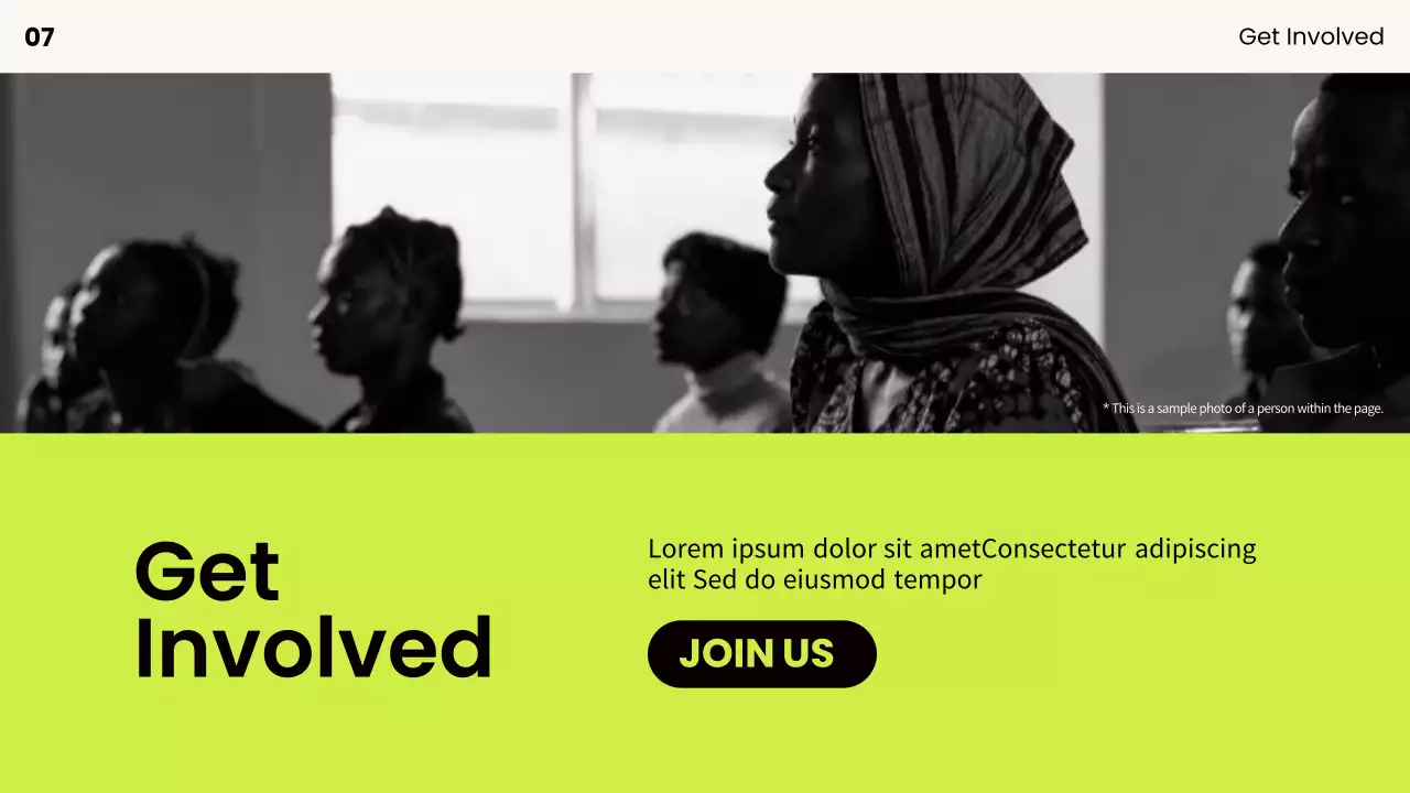 블랙 모던 커뮤니티 프레젠테이션