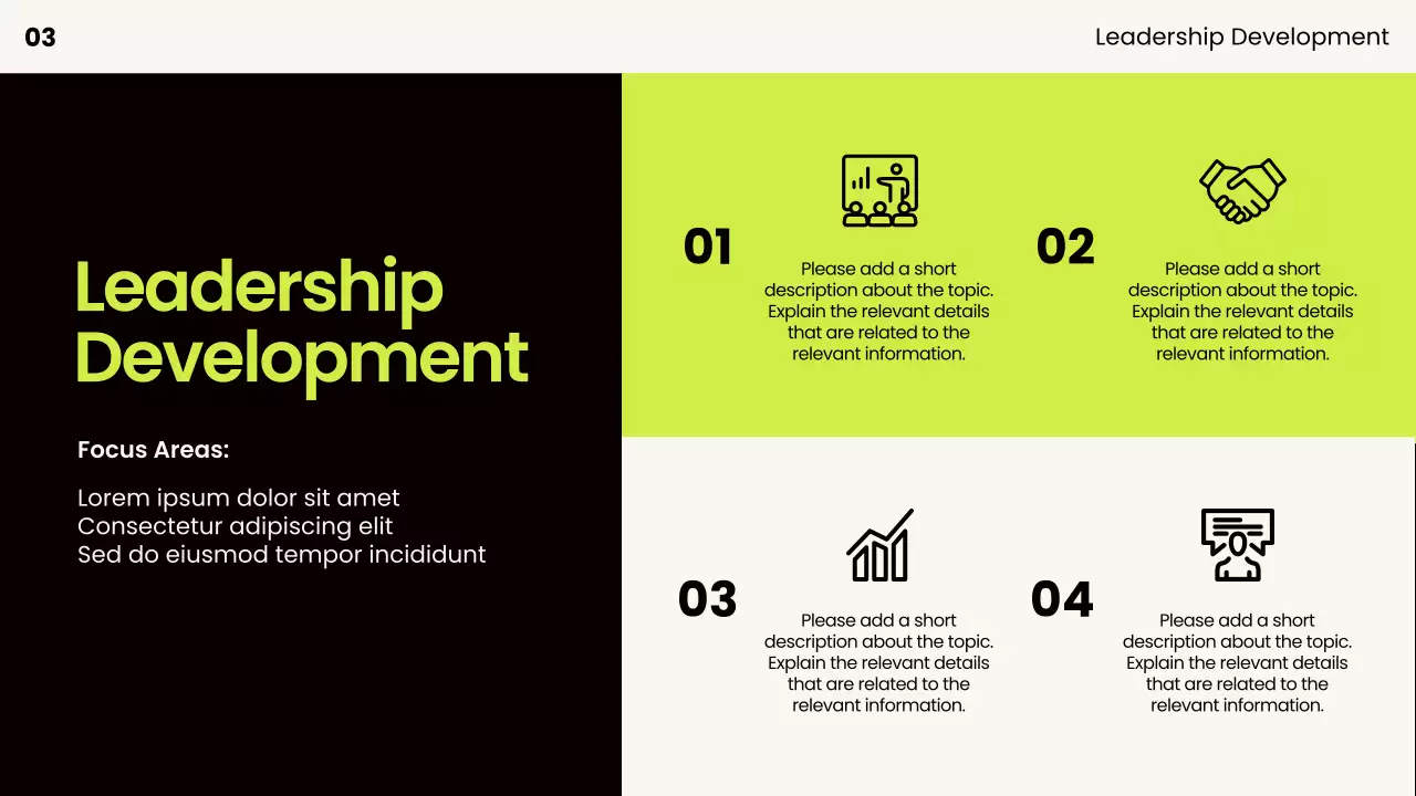 블랙 모던 커뮤니티 프레젠테이션