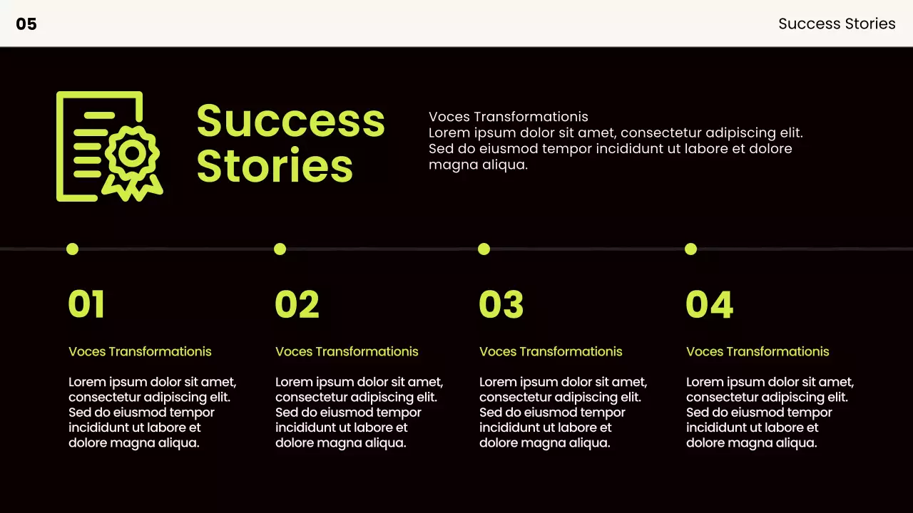 블랙 모던 커뮤니티 프레젠테이션