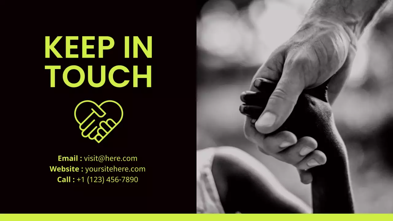 블랙 모던 커뮤니티 프레젠테이션