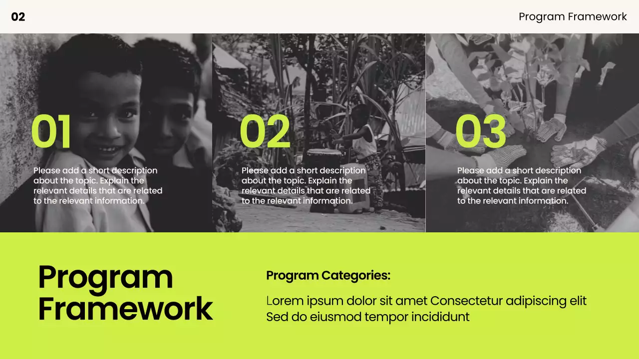 블랙 모던 커뮤니티 프레젠테이션