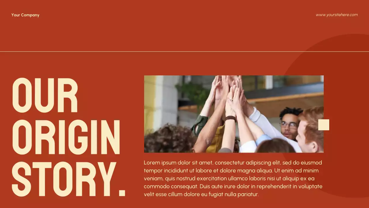 Bài thuyết trình về tác động của cộng đồng hiện đại màu đỏ