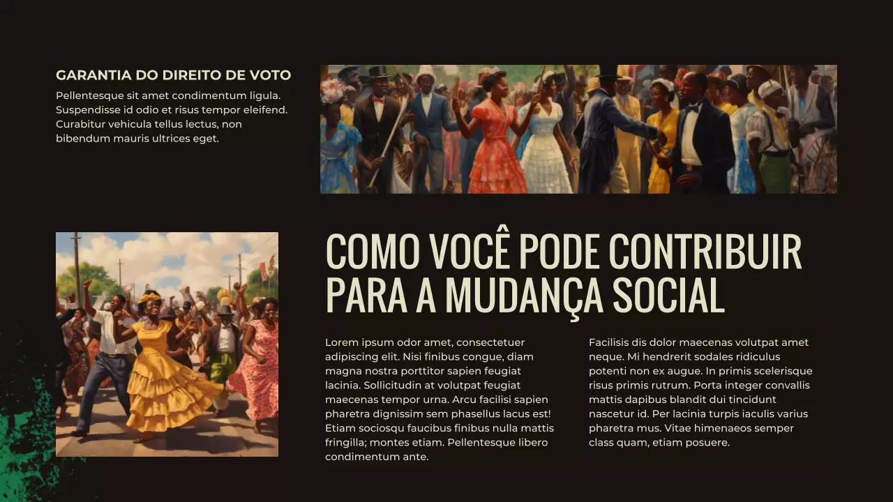 anúncio de evento social artístico arco-íris