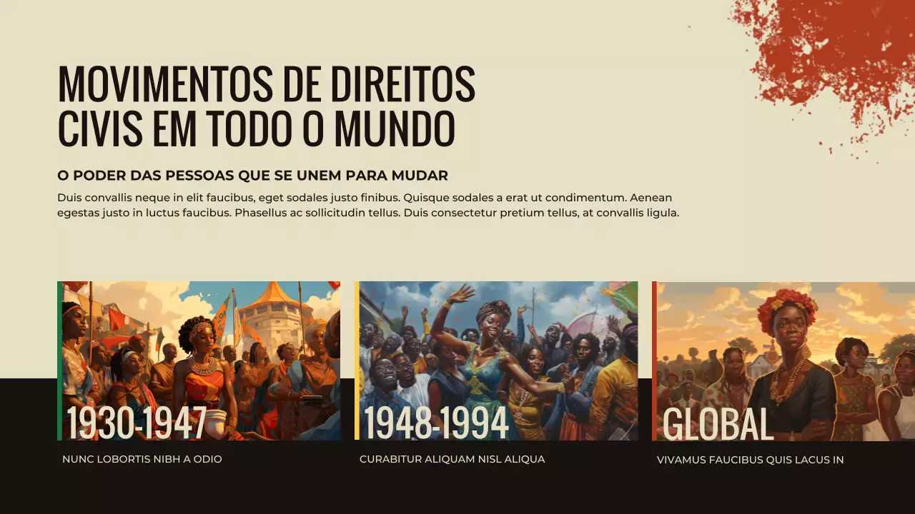 anúncio de evento social artístico arco-íris