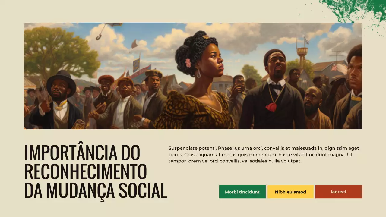 anúncio de evento social artístico arco-íris