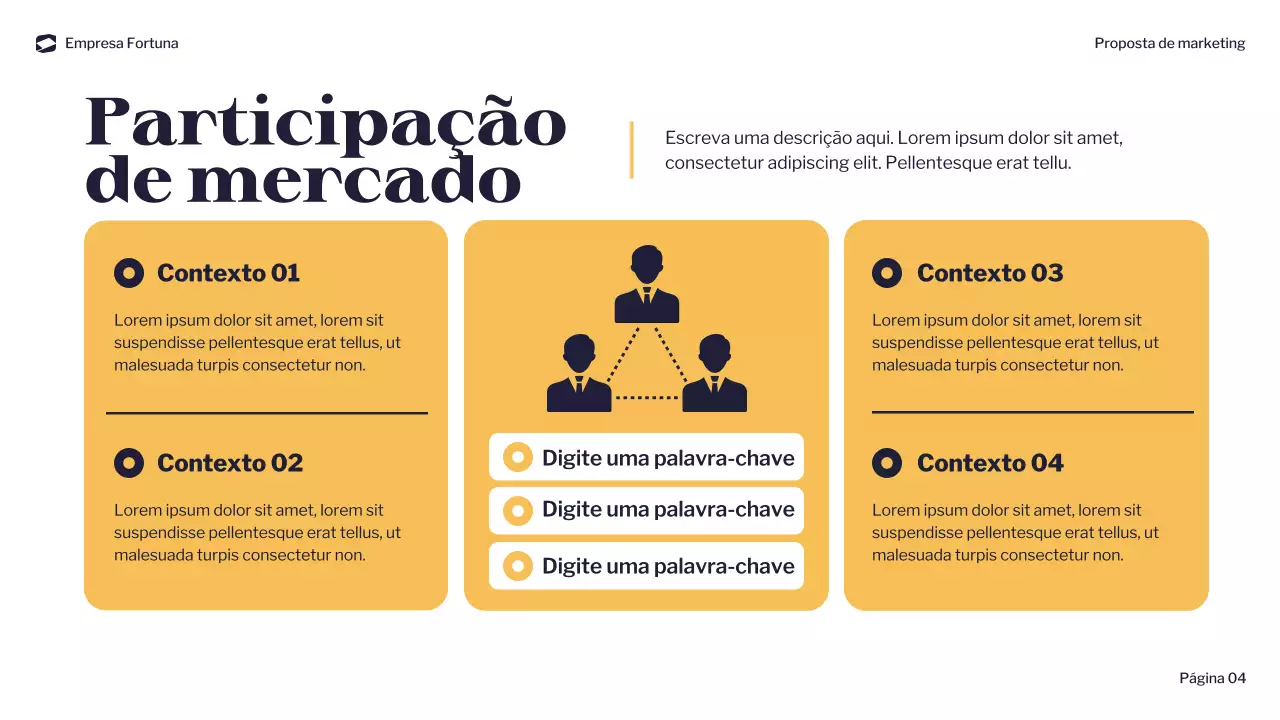 documento de marketing moderno da marinha