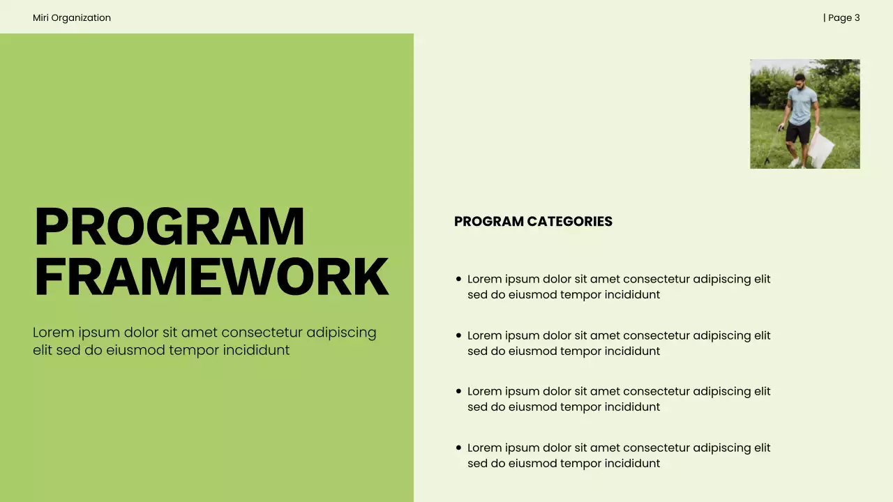 Green and Black Bold Non-Profit Impact Report Presentation