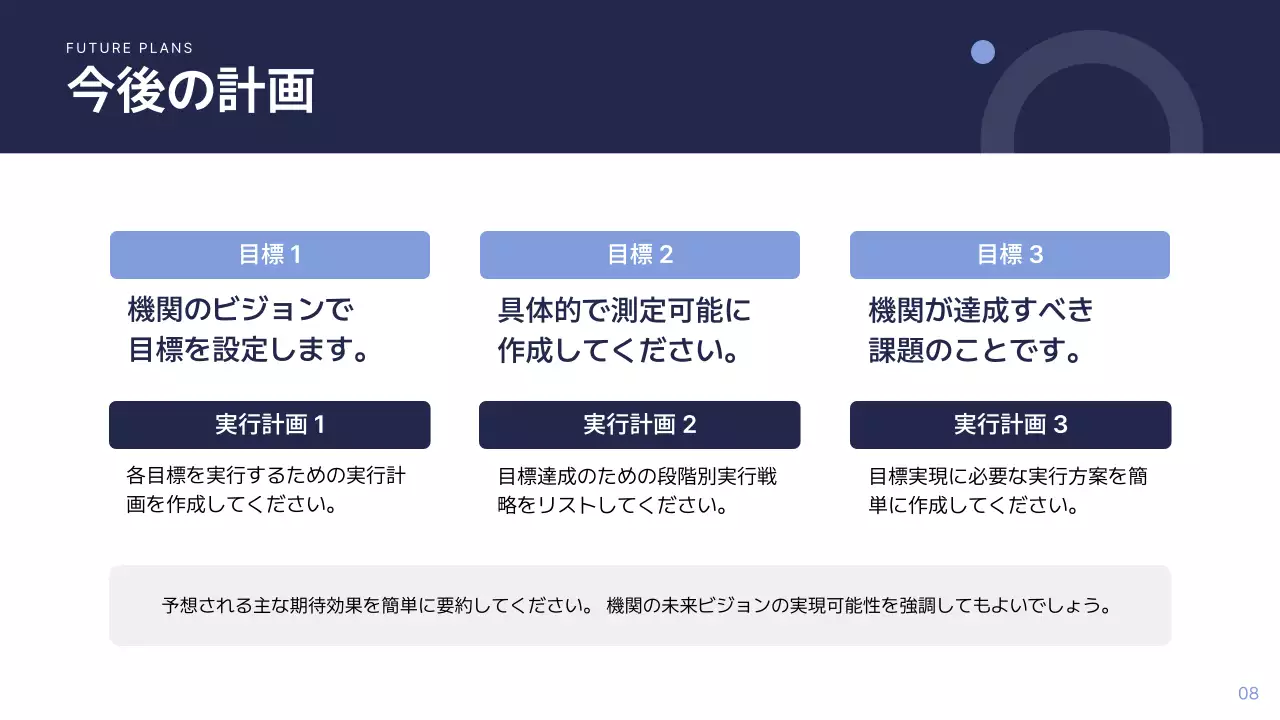 ネイビー シンプル ビジネス 報告書