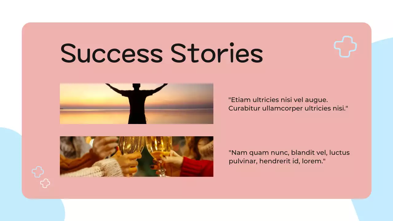 Blue Minimalist Meditation Guide Presentation