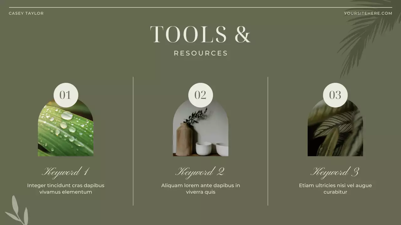 Green Elegant Minimalist Wellness Guide Presentation