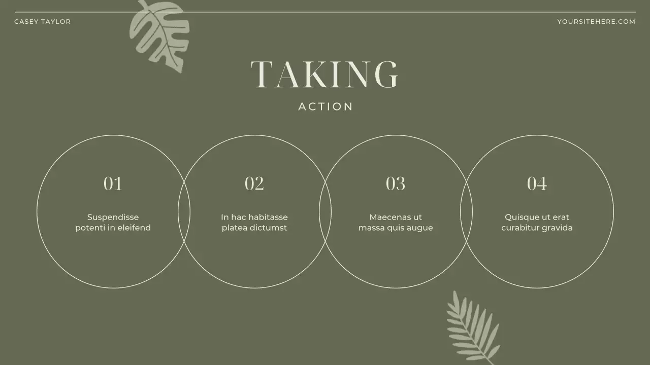 Green Elegant Minimalist Wellness Guide Presentation