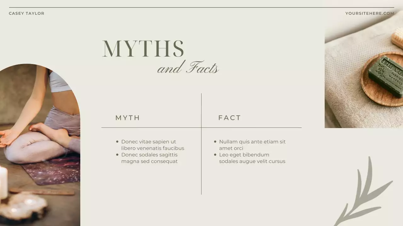 Green Elegant Minimalist Wellness Guide Presentation