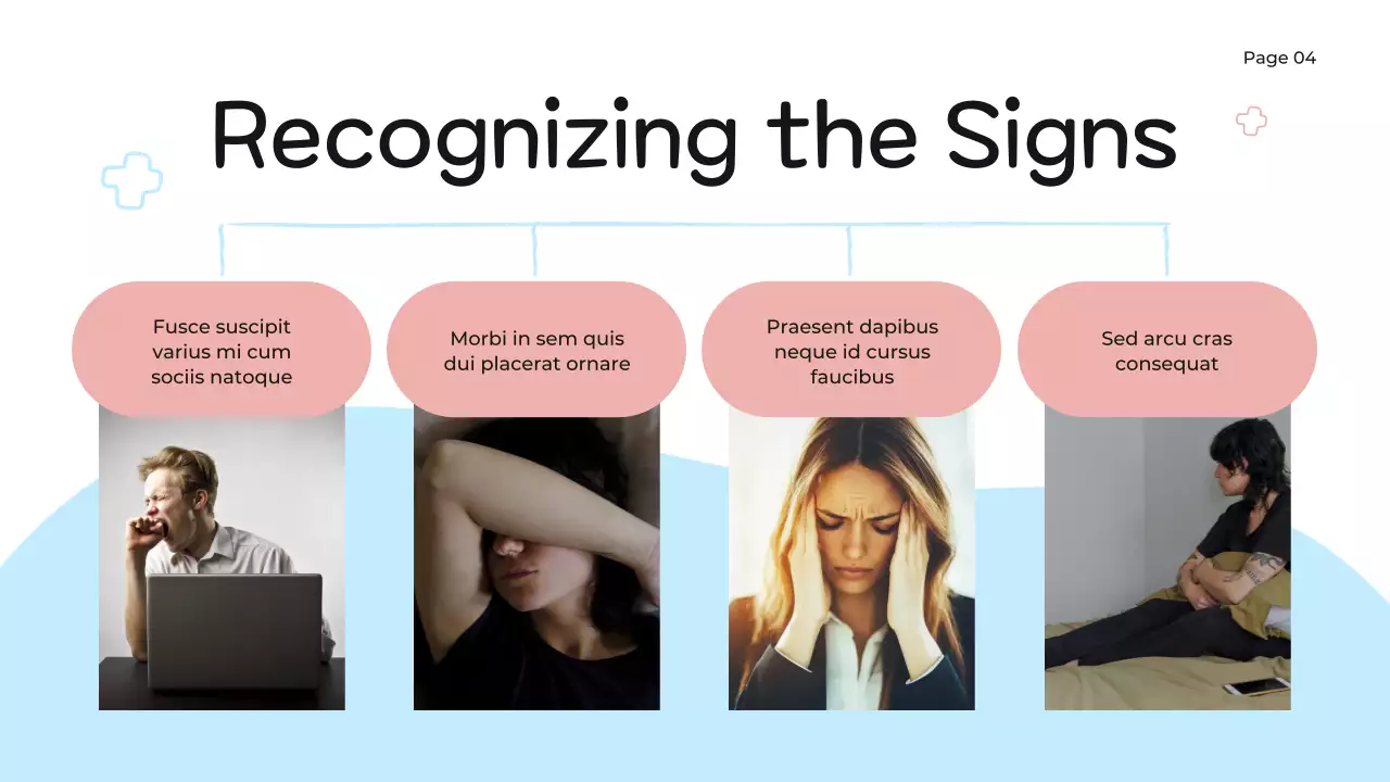 Blue Minimalist Meditation Guide Presentation