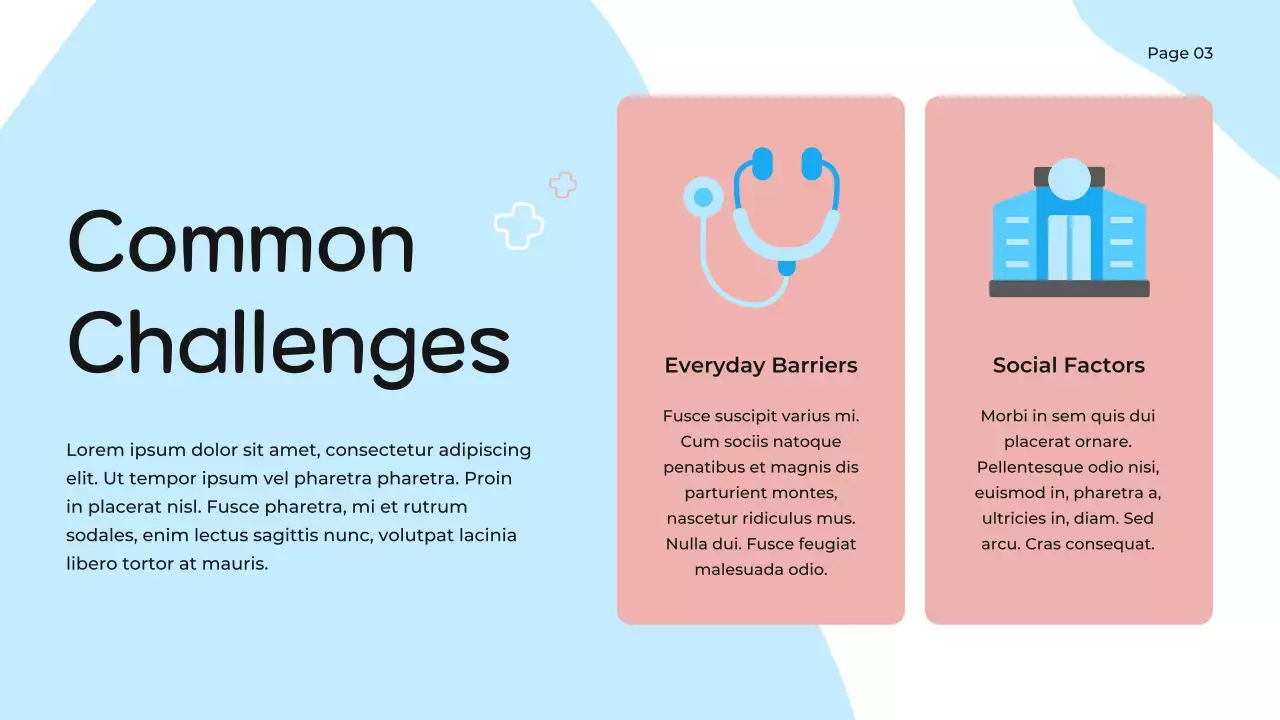 Blue Minimalist Meditation Guide Presentation