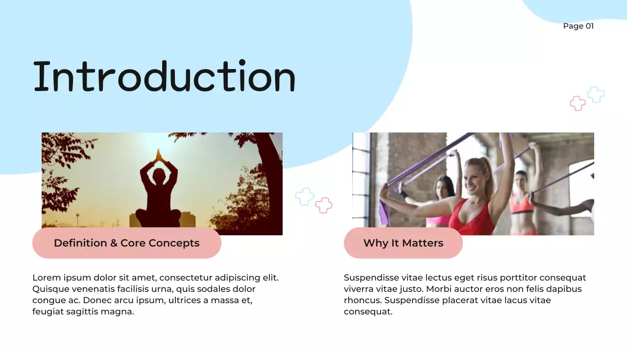 Blue Minimalist Meditation Guide Presentation