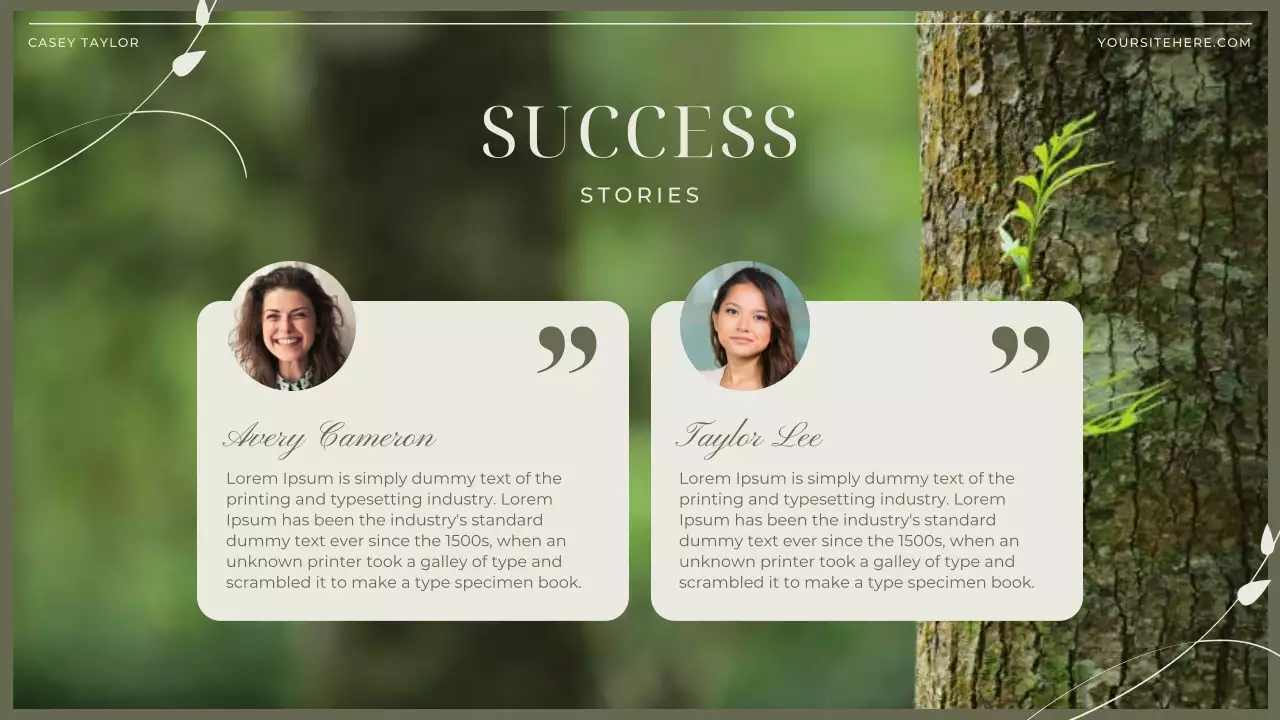 Green Elegant Minimalist Wellness Guide Presentation