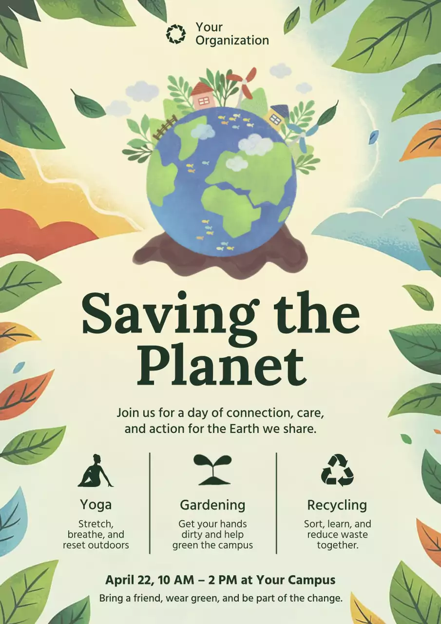 Green Nature Environment Event Poster