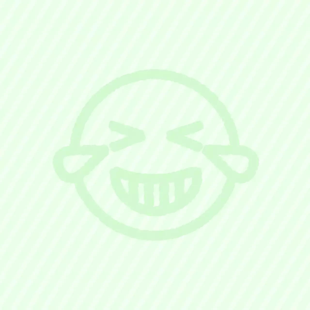 연두 심플 개그 스티커