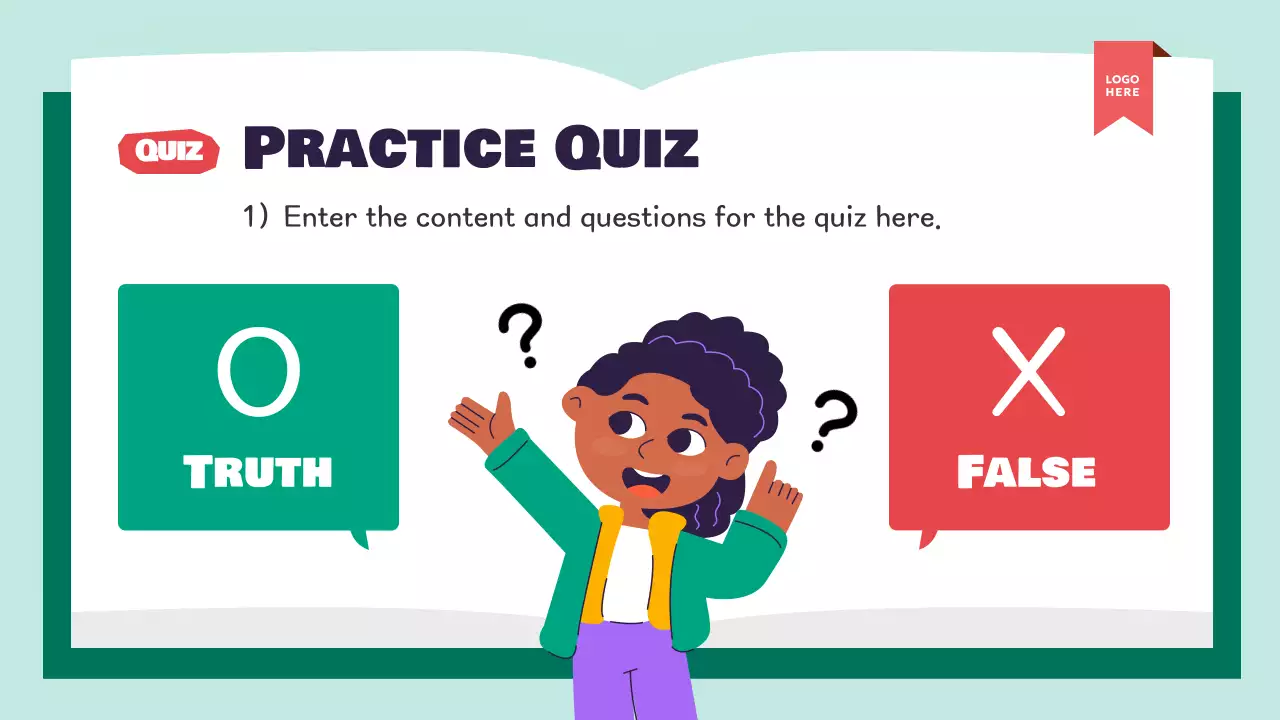 Green And Mint Cute Education Guide Presentation