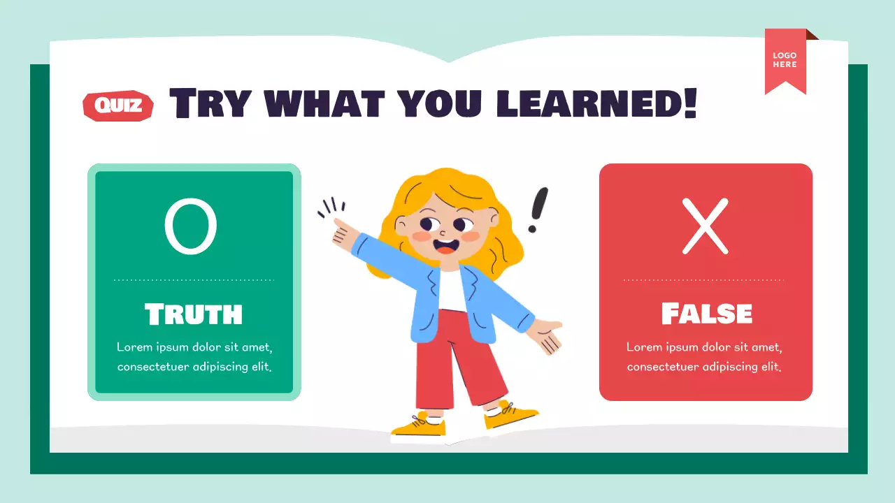 Green And Mint Cute Education Guide Presentation