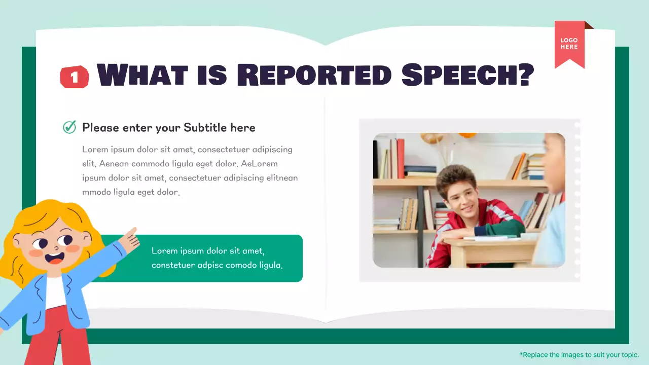 Green And Mint Cute Education Guide Presentation