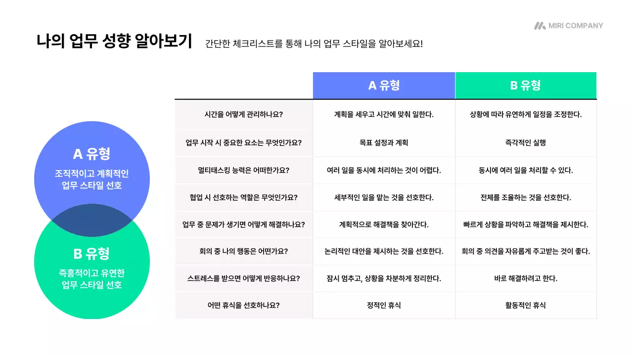 파랑 모던 교육 자료
