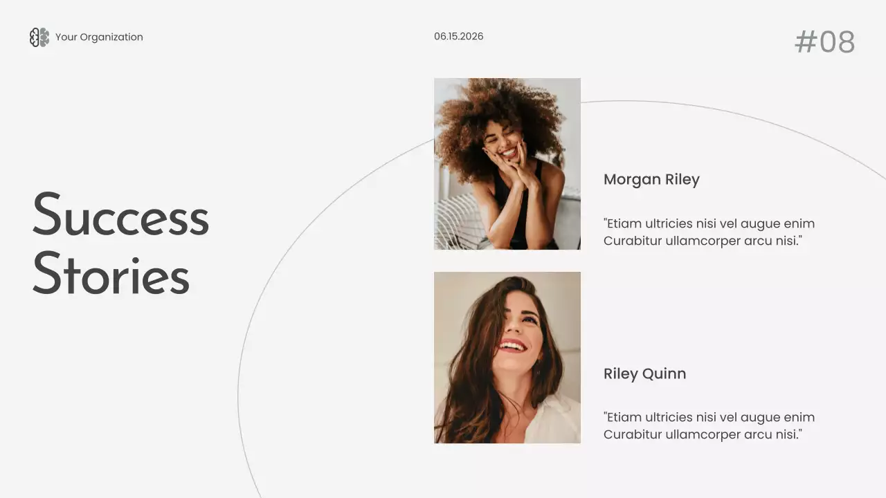 Grey Minimal Mindfulness Lecture Presentation