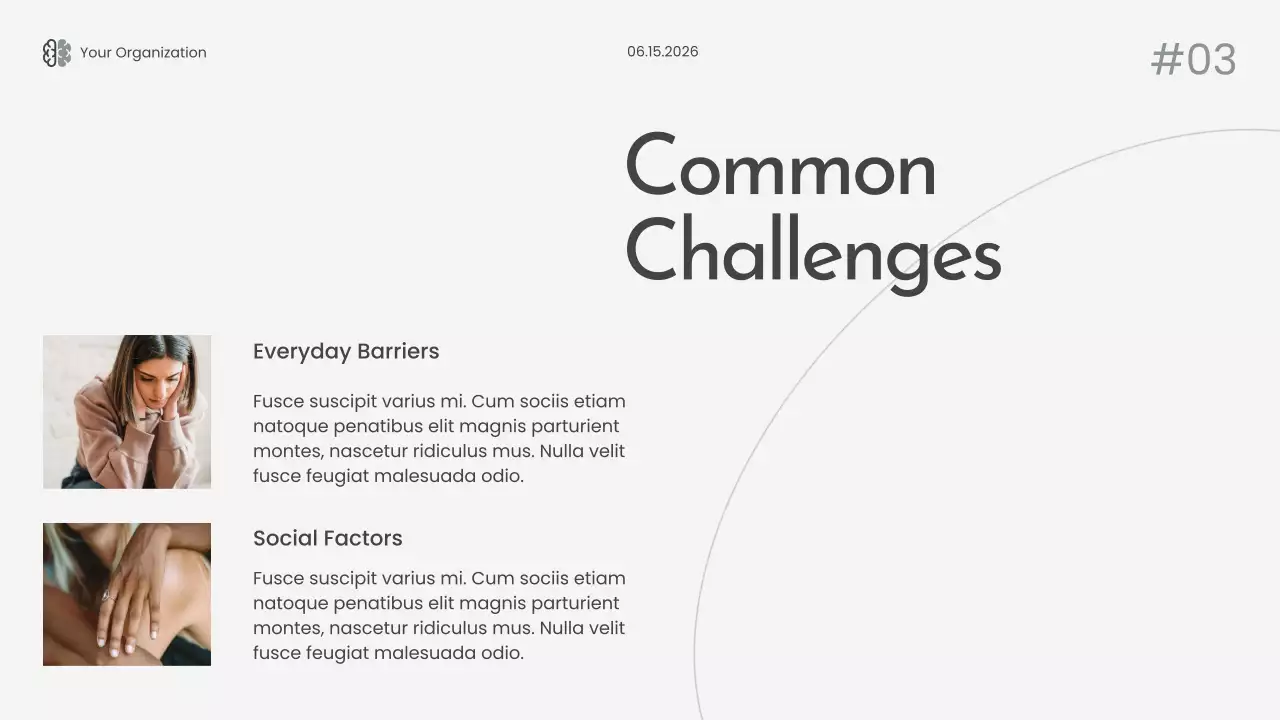 Grey Minimal Mindfulness Lecture Presentation