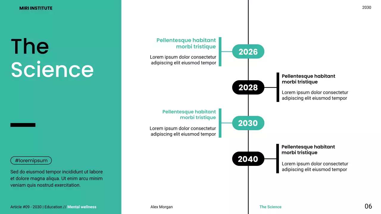 Teal Modern Minimalist Youth Mental Health Presentation