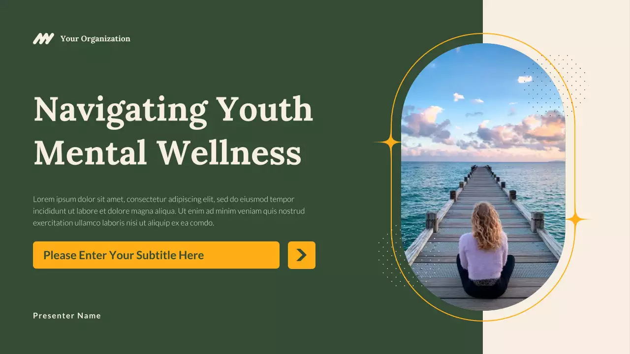 Green and Beige Mental Health Presentation