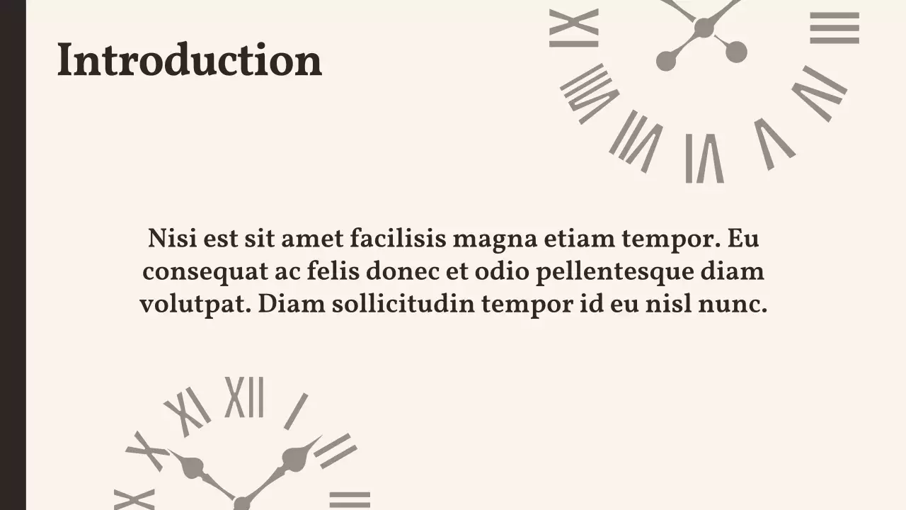 Beige Classic History Class Presentation