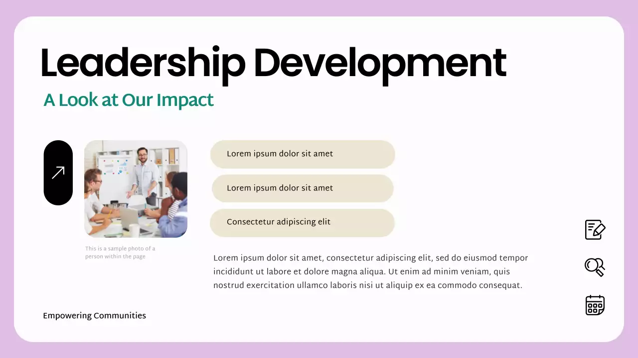 Purple Modern Community Report Presentation