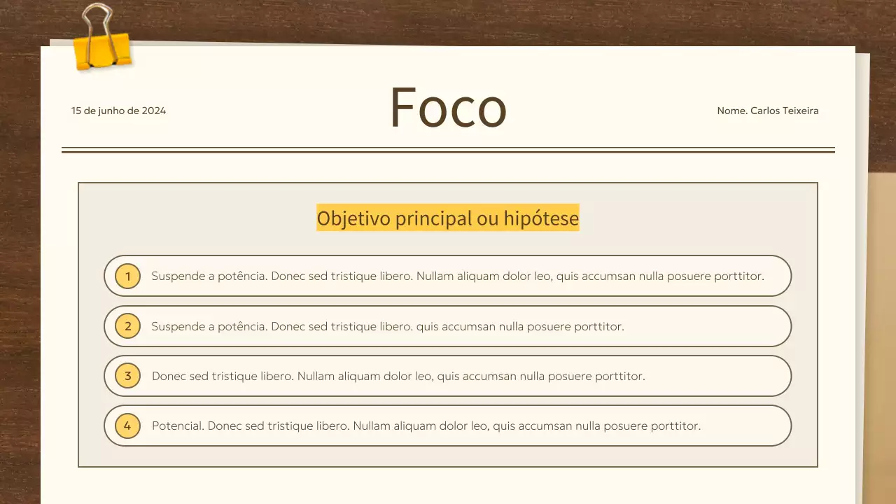 documento académico clássico bege