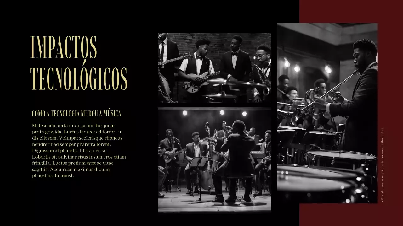 evento de música vintage negra