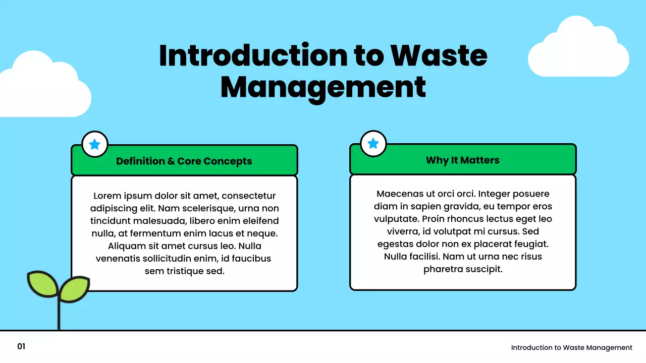Green Comic Earth Presentation