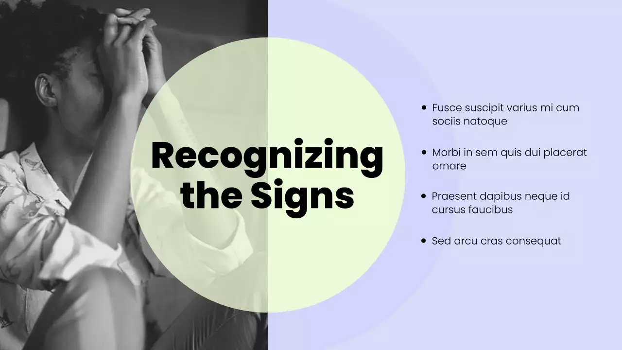 Bài thuyết trình về Purple Minimal Stress