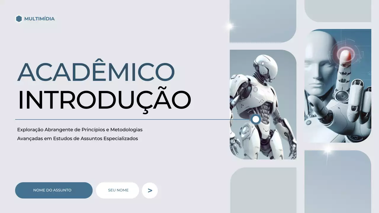 modelo de apresentação académica moderna cinzenta