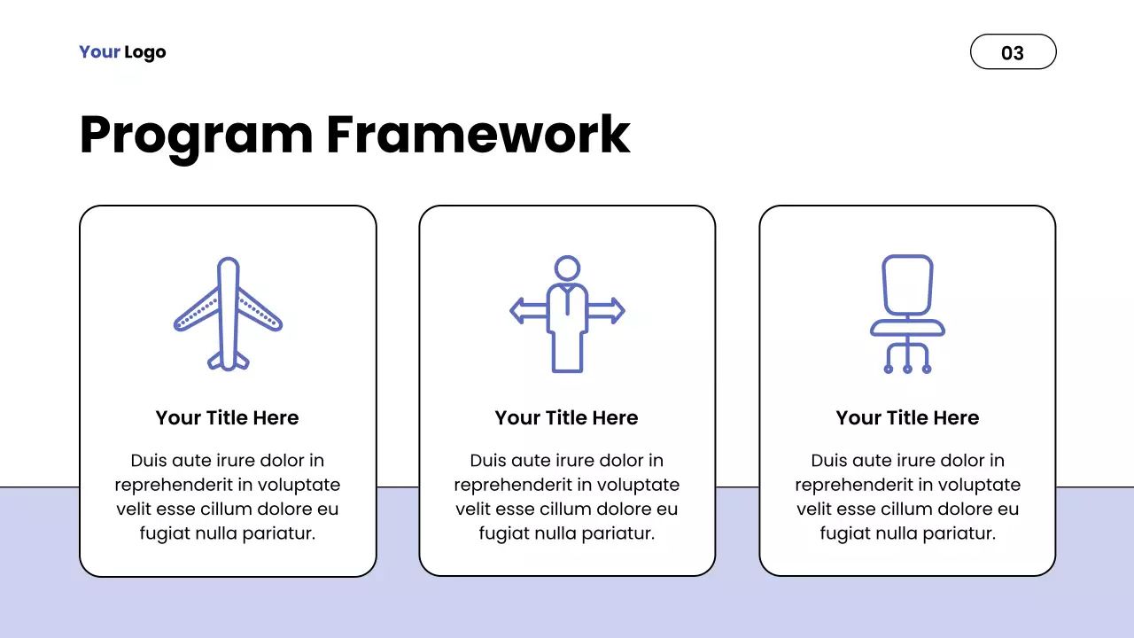 Blue Modern Impact Report Presentation