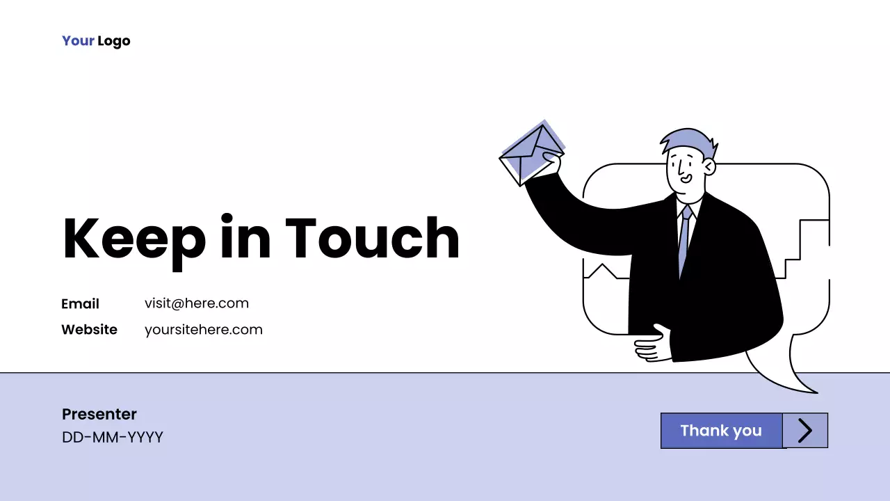 Blue Modern Impact Report Presentation