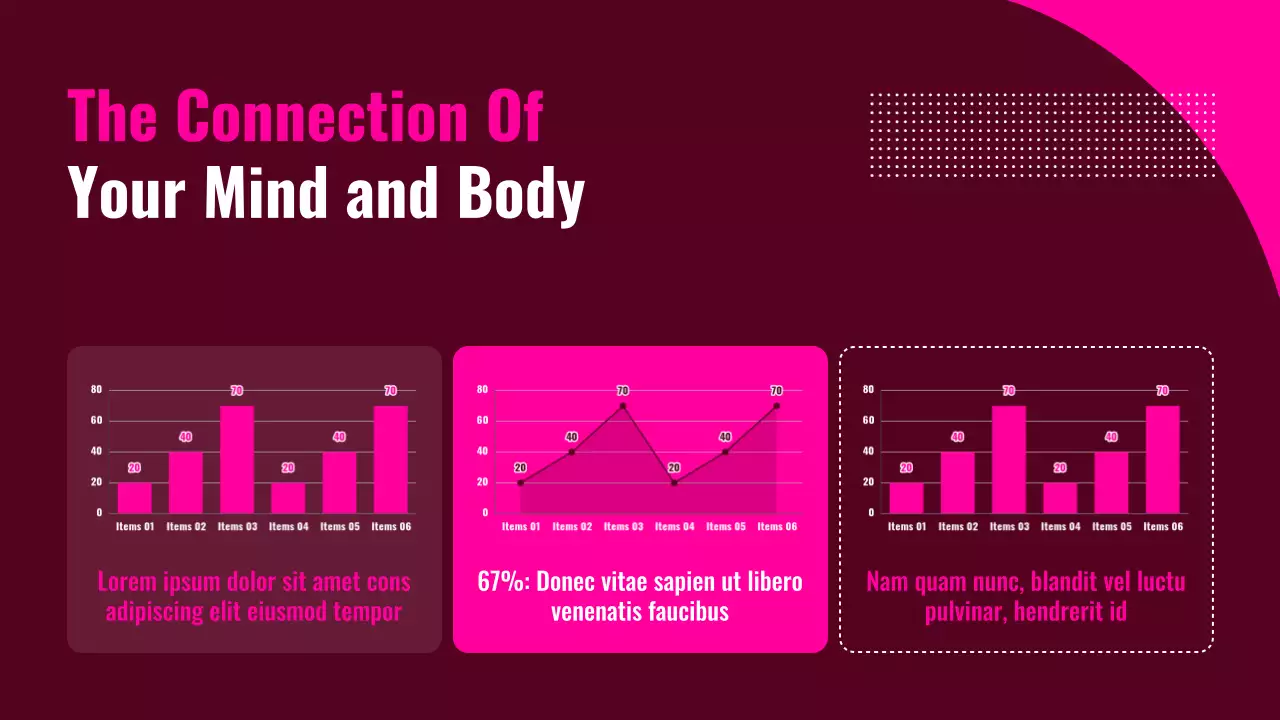 Pink and Black Women's Health Presentation