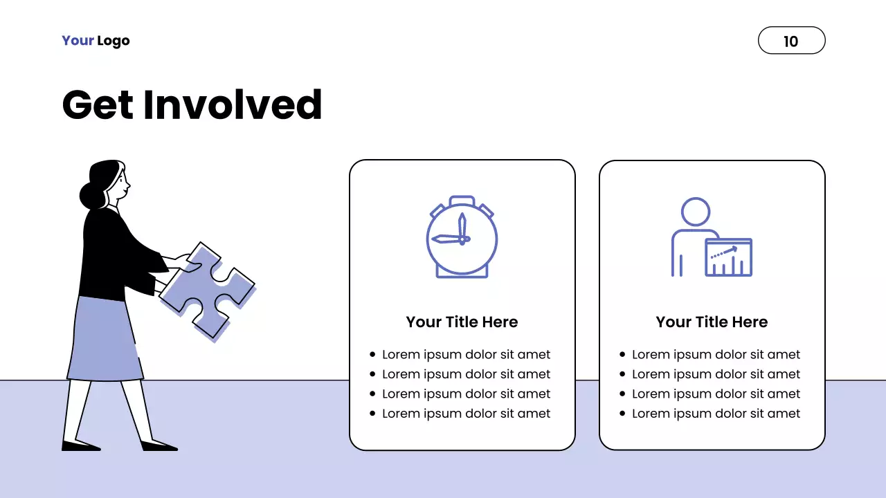 Blue Modern Impact Report Presentation