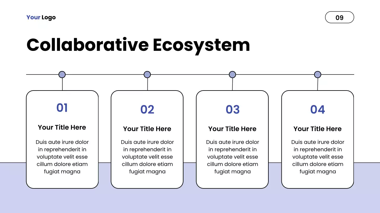 Blue Modern Impact Report Presentation