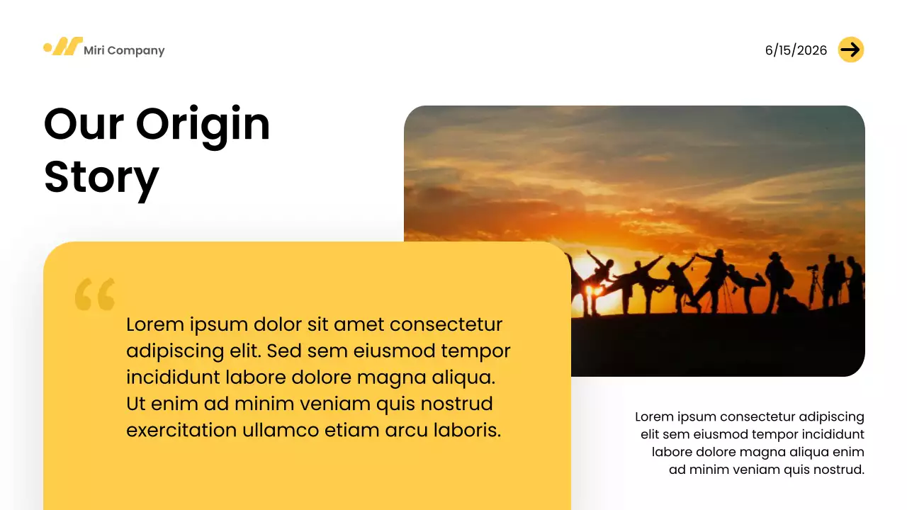 Yellow Modern Community Presentation