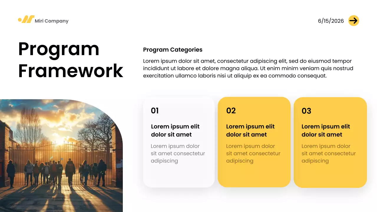 Yellow Modern Community Presentation