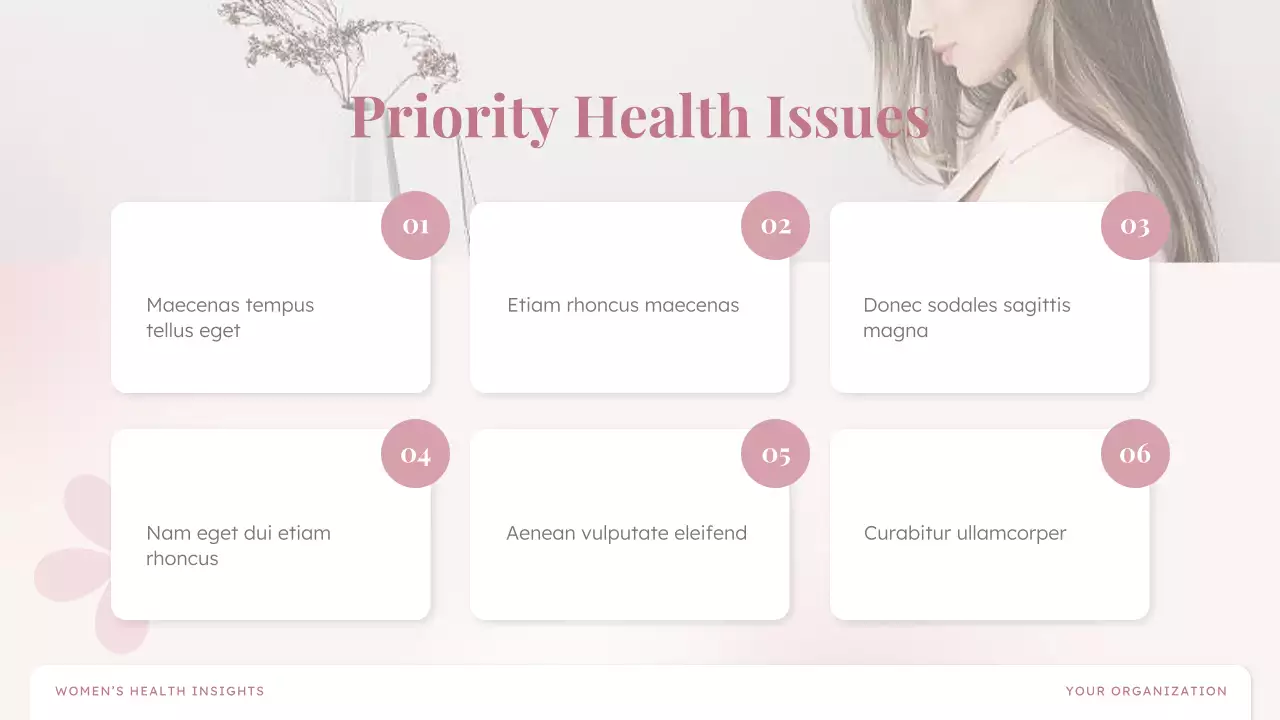 Pink Elegant Health Guide Presentation