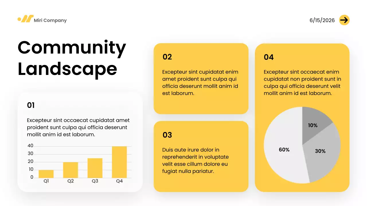 Yellow Modern Community Presentation