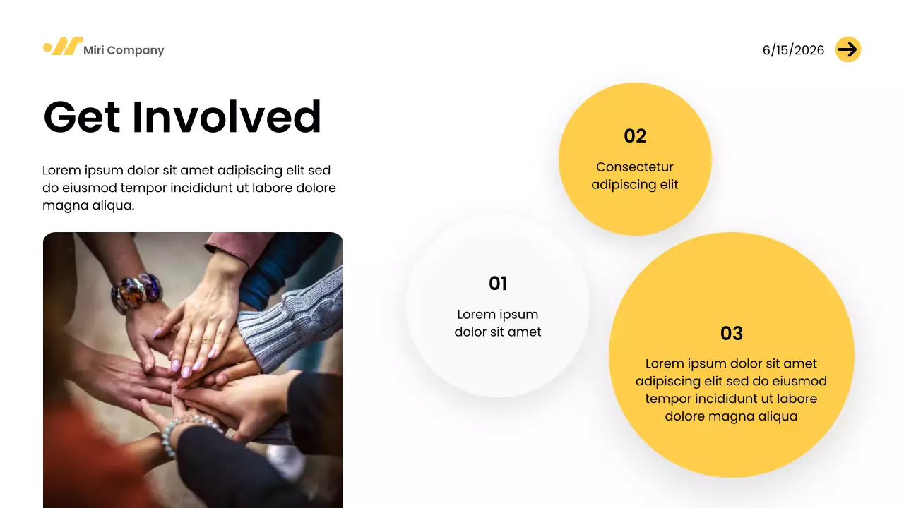 Yellow Modern Community Presentation