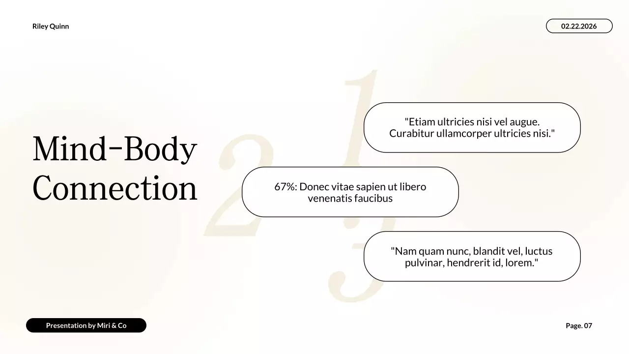 White Professional Health Guide Presentation