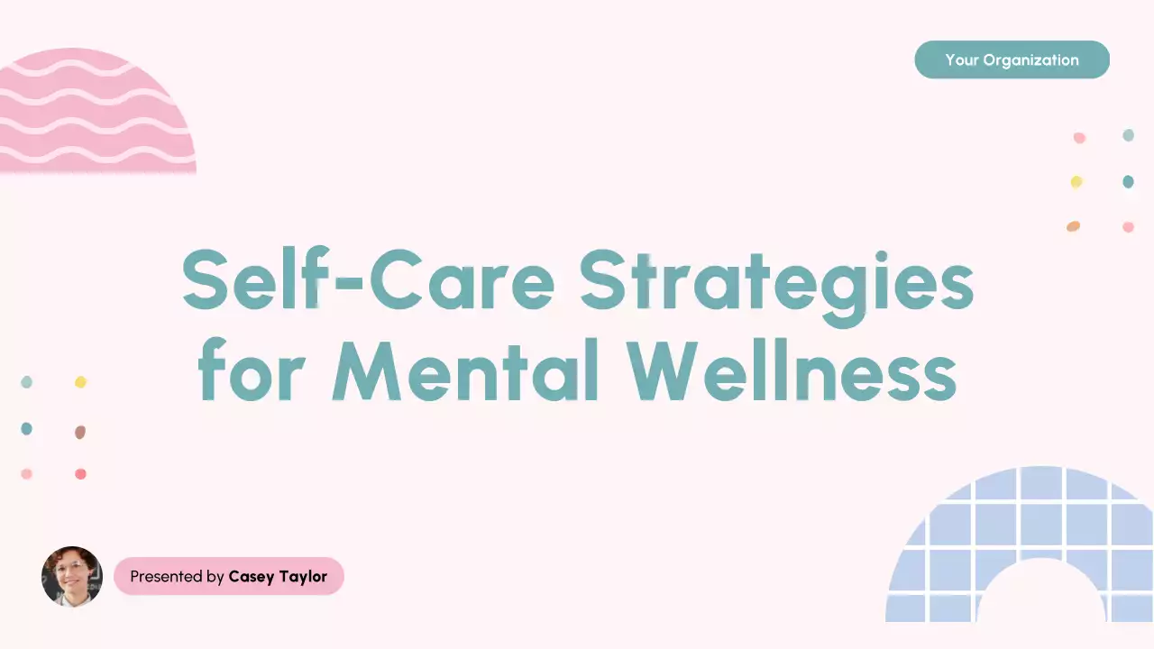 Beige Modern Wellness Lecture Presentation