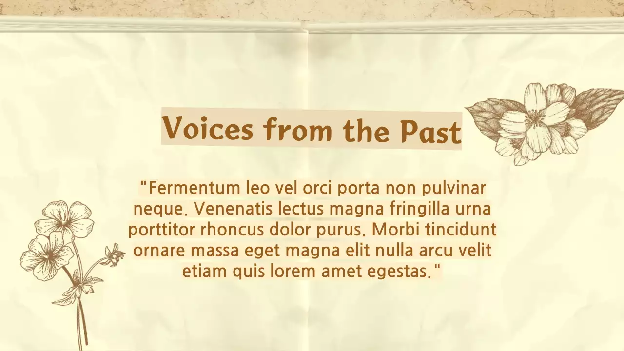 Brown Vintage Victorian History Presentation